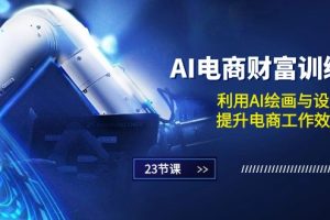 (10924期)AI电商-财富训练营:利用AI绘画与设计,提升电商工作效率(23节课)