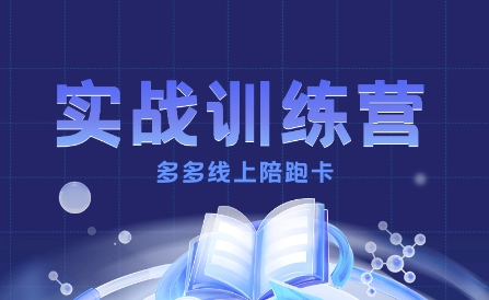 多多实战训练营，从0到1打造一个真正賺钱的店铺