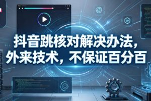 抖音跳核对解决办法，外来技术，不保证百分百