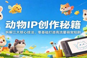 动物IP创作秘籍：拆解三大核心技法，零基础打造高流量萌宠短剧