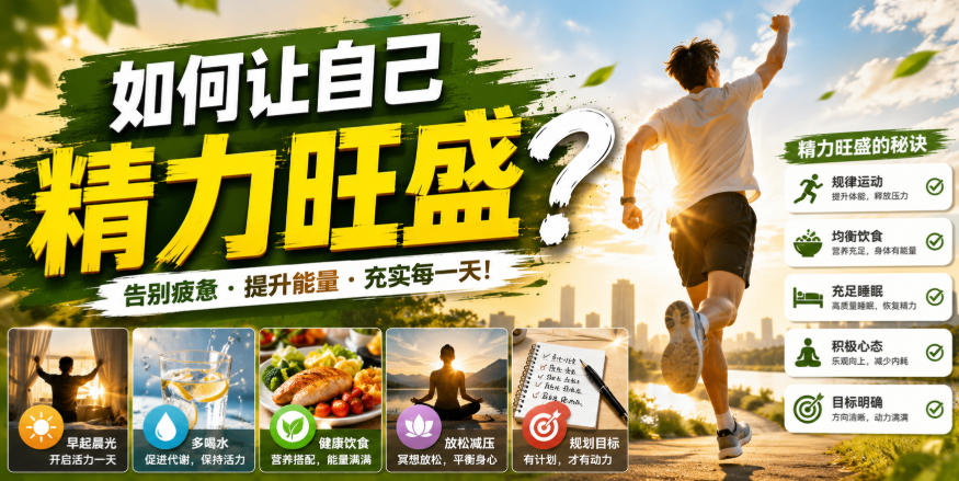 付费文章：如何让自己精力旺盛？