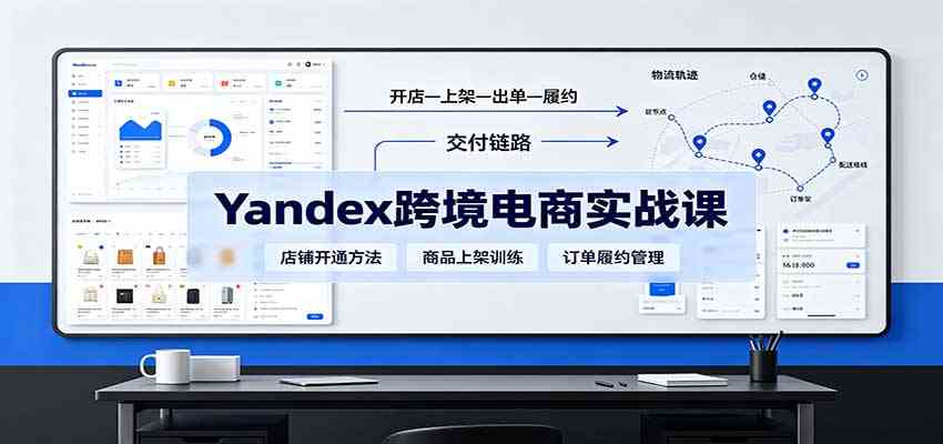 yandex跨境电商实战课:平台入门、开店、物流、选品上架与定价全流程