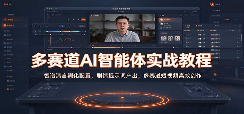 多赛道AI智能体实战教程：智谱清言驯化配置，剧情提示词产出，多赛道短视频高效创作