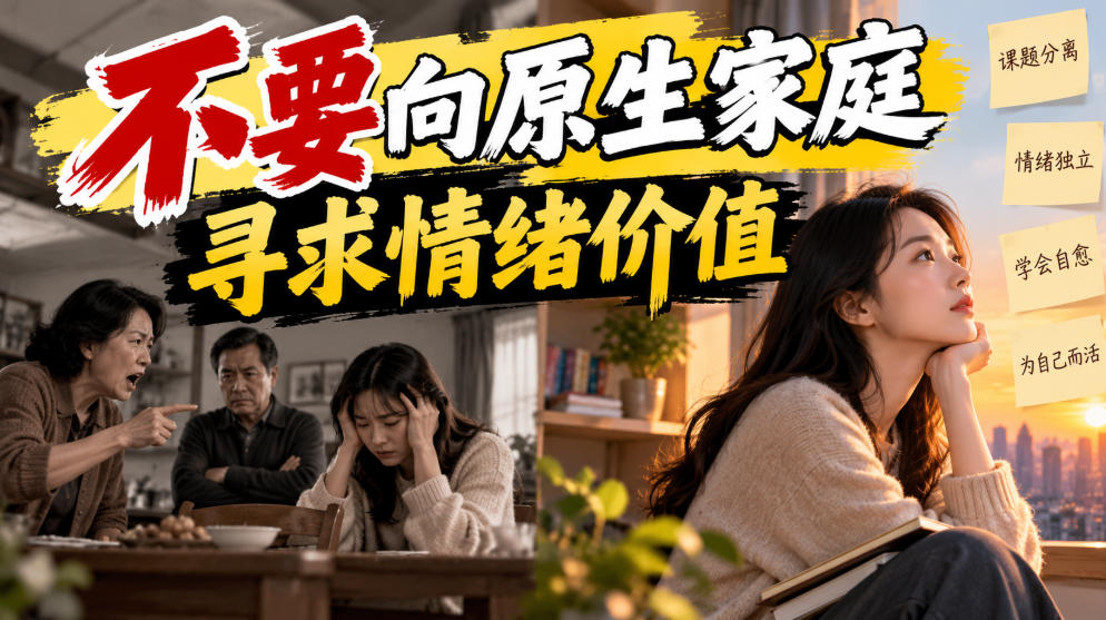 某公众号付费文章：不要向原生家庭寻求情绪价值