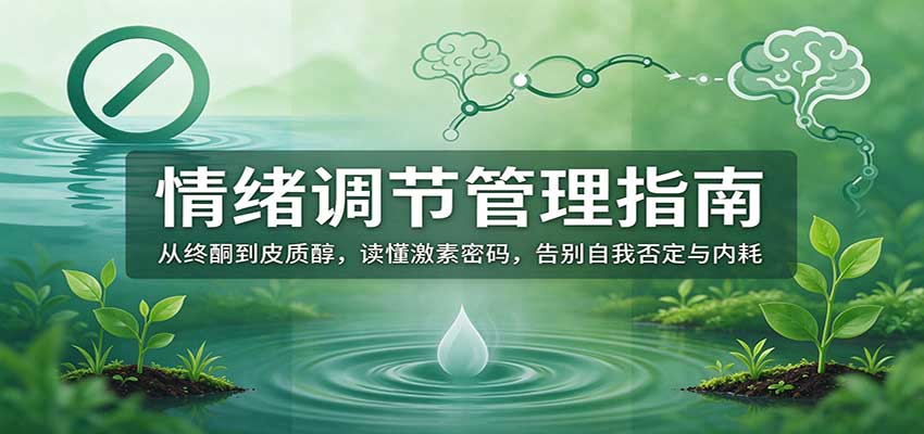 情绪调节管理指南：从睾酮到皮质醇，读懂激素密码，告别自我否定与内耗