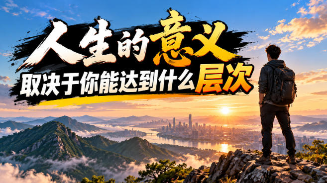 某公众号付费文章：人生的意义，取决于你能达到什么层次