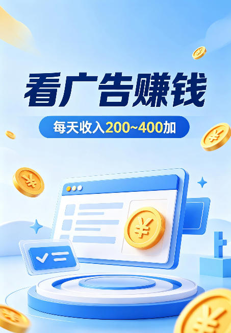 普通人翻身副业，ai自动浏览广告计划，零经验上手，日入300-400+，稳定增收，风口红利【揭秘】